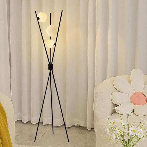 Nordic Luxury Modern Home Decor Triangle Floor Lamp Base Light Hotel Bedroom Led Floor Light Stand Floor Lamps for Living Room