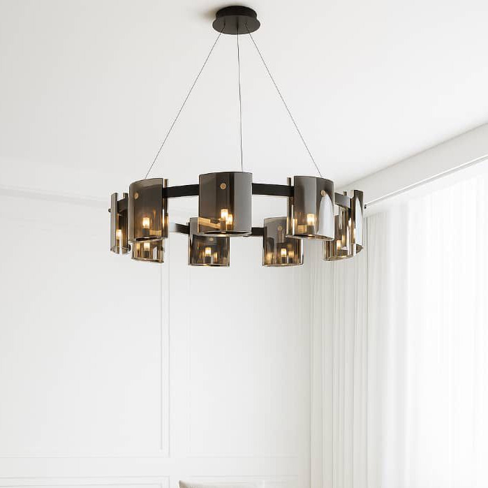 Italian Minimalist Living Room Chandelier